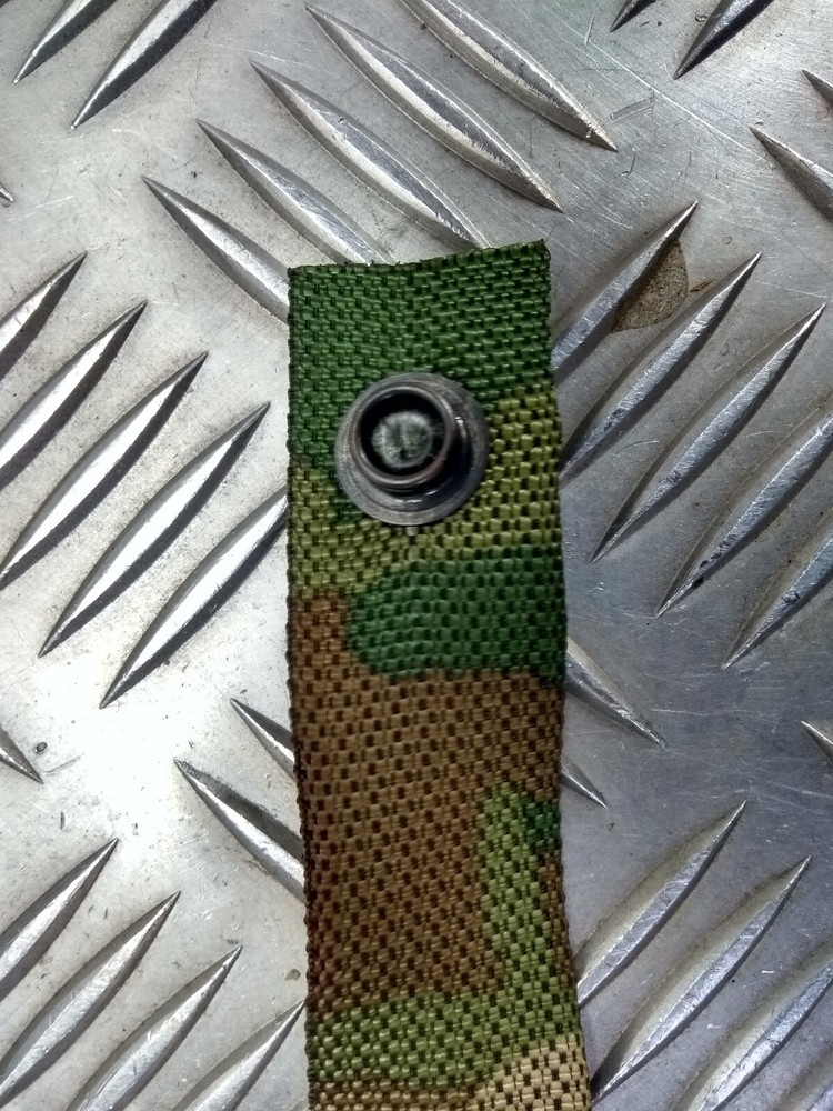 Multi Terrain Pattern MTP Camouflage Fixing Strap / Loop with Press Stud