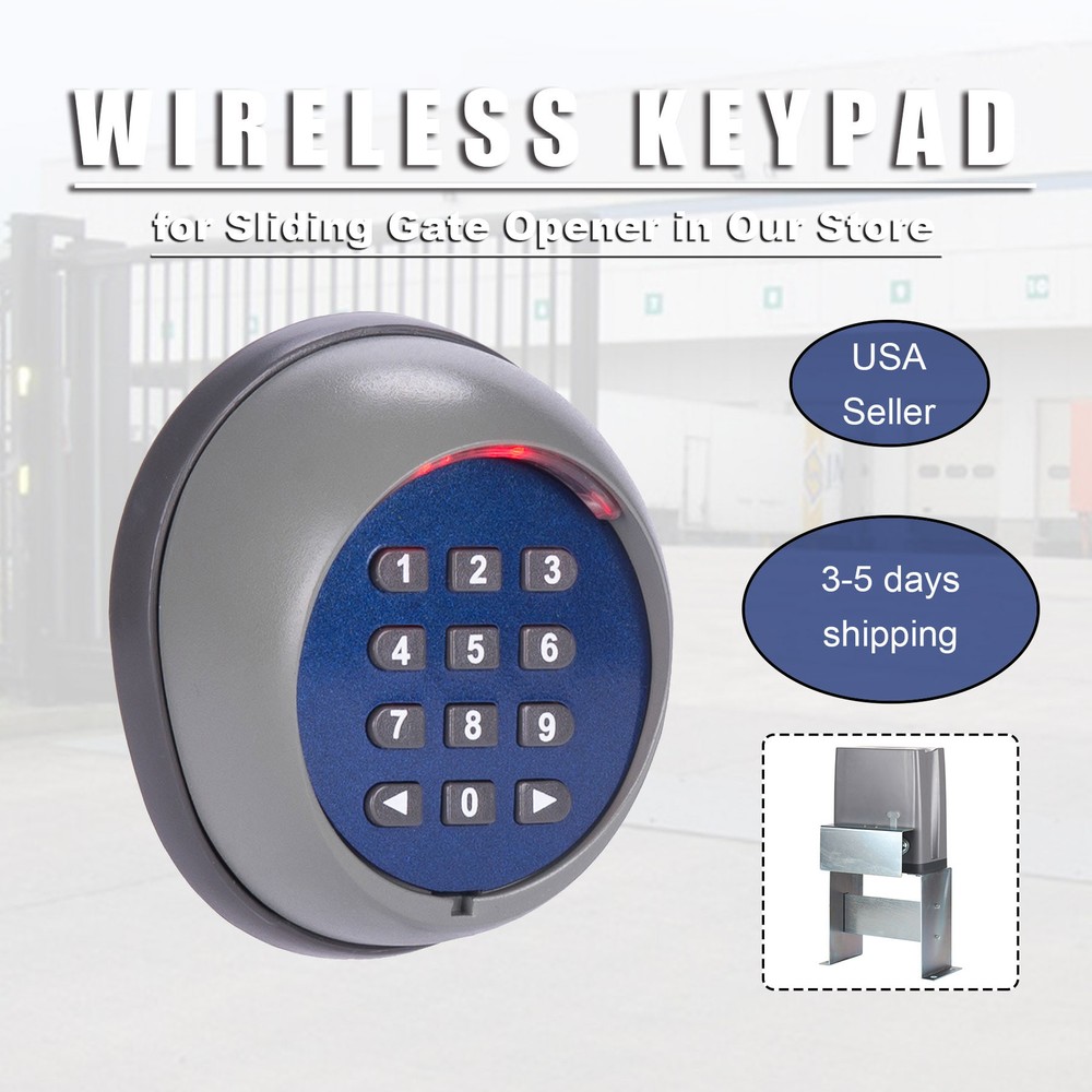 CO-Z Wireless Keypad Remote Operator Panel Electric Automatic Gate Opener New