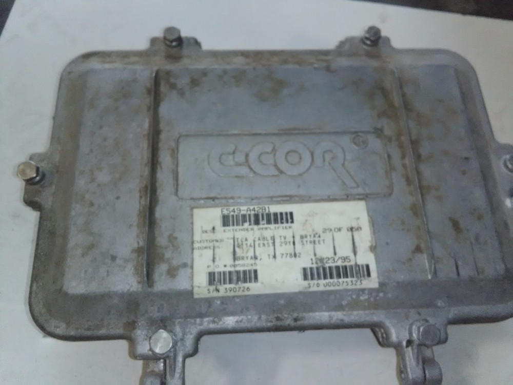 C-COR Line extender E549-A42B1 W/Housing