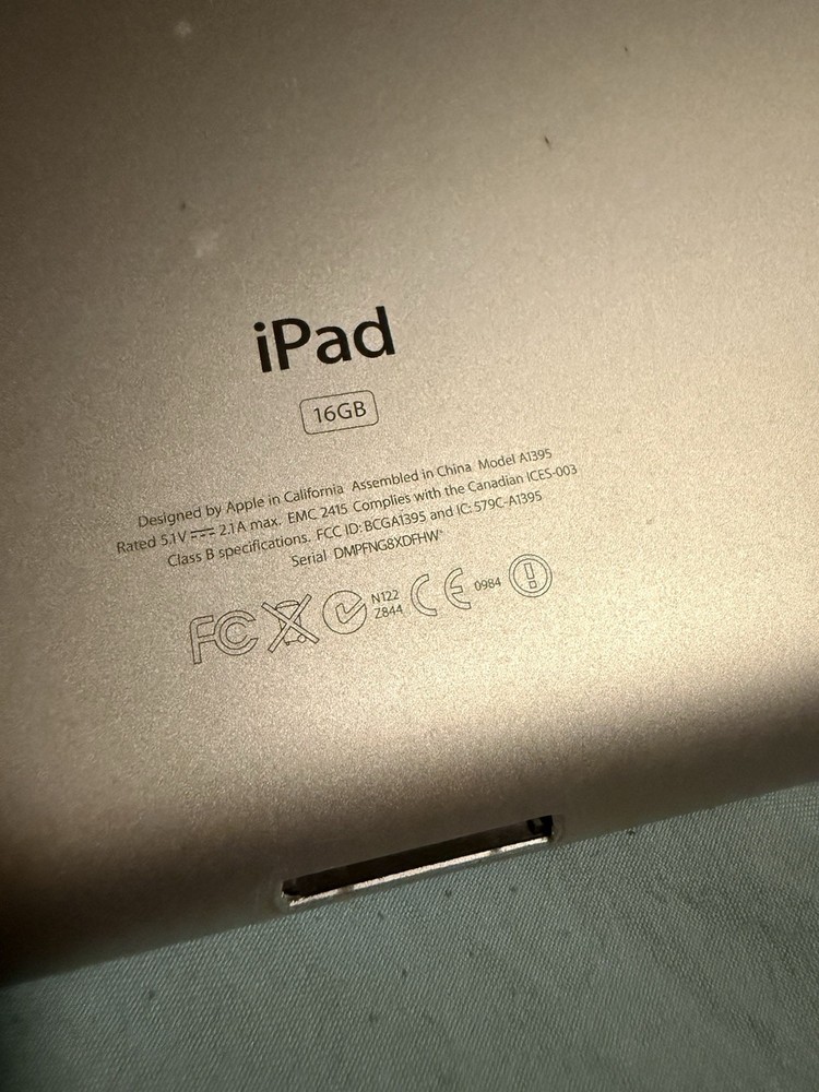 Apple ipad 2nd generation 16gb wifi