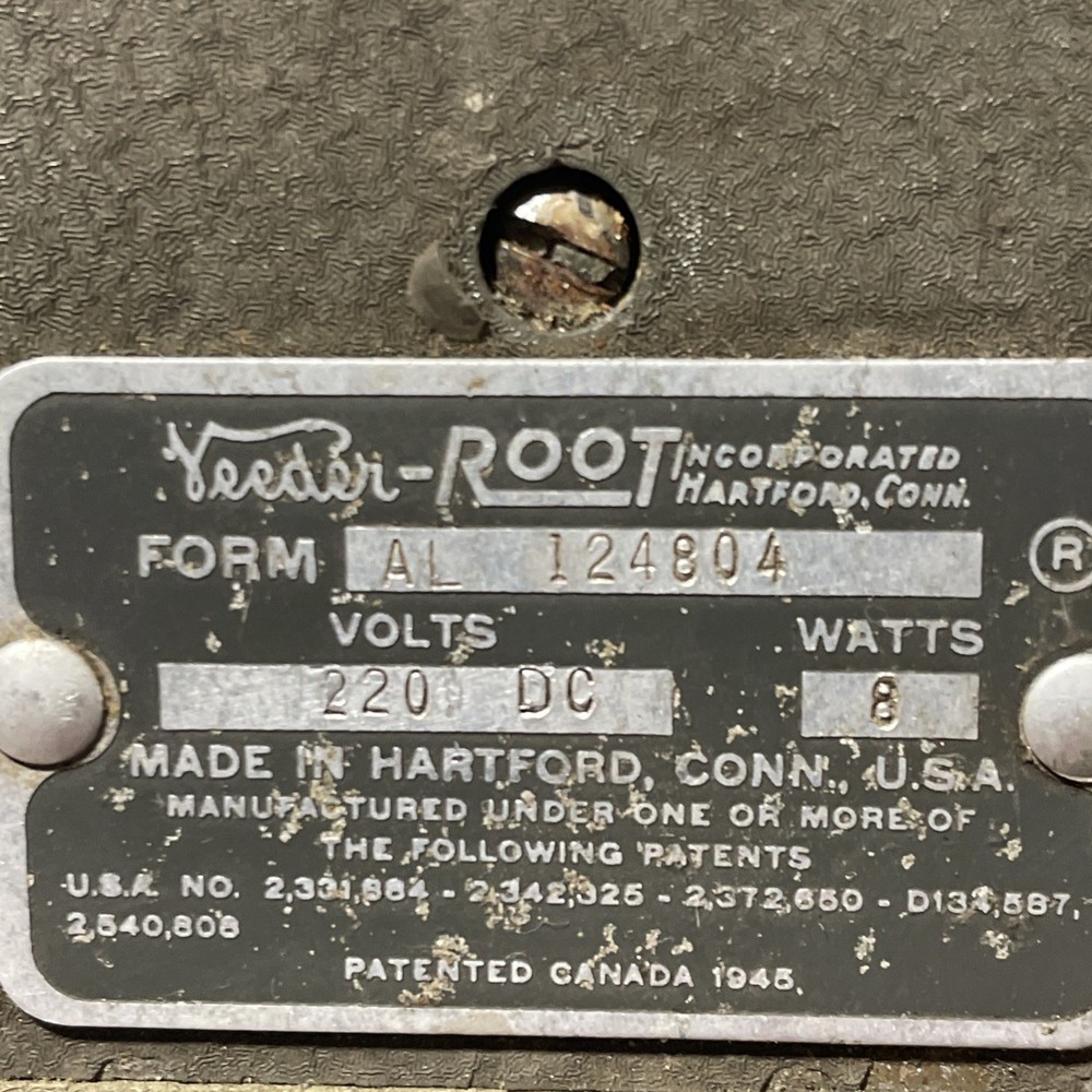 Pair Of 4 Digit Vedder Root Electro- Mechanical Counters Vintage