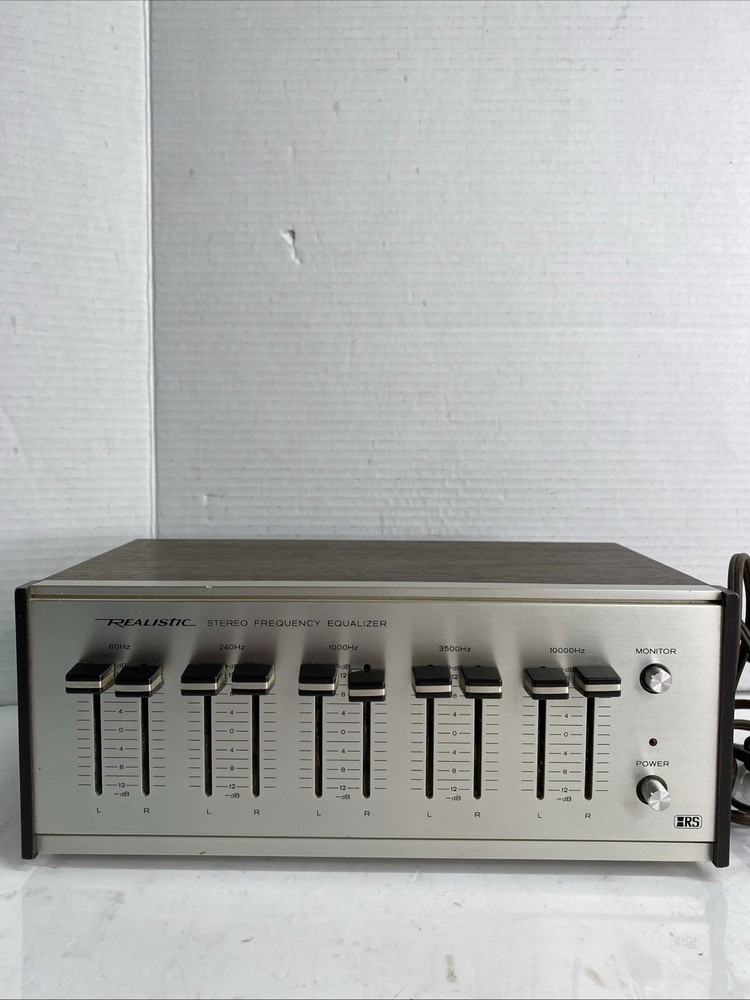 NICE Realistic Model #31-1987 Stereo EQ 5 Band Frequency Equalizer *Read Desc*