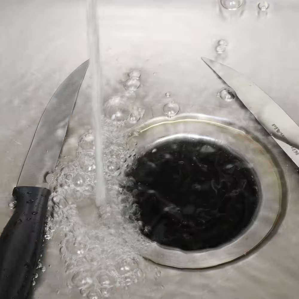 Kitchen Garbage Disposal Drain Stopper in Matte Black