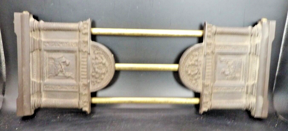 1920s Bronzed Cast Iron Expandable Bookend