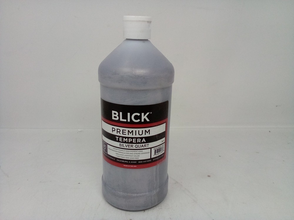 Blick Premium Tempera - Silver, Quart (#00011-9307)