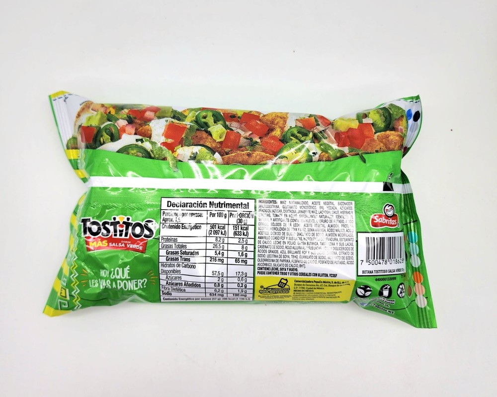 Tostitos Mexicano Salsa Verde, estilo Tostiloco - 25 piezas