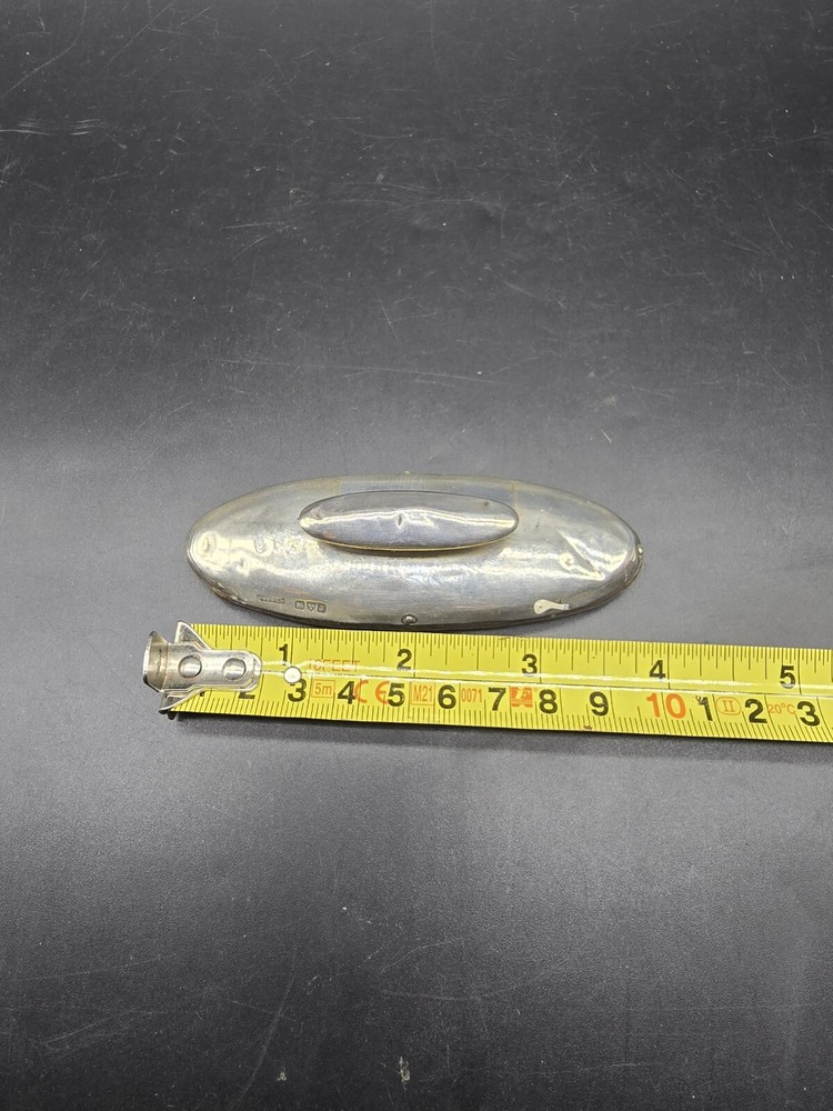 Sterling Silver Mounted Nail Buffer Hallmarked Chester C1909 S Blanckensee Sons