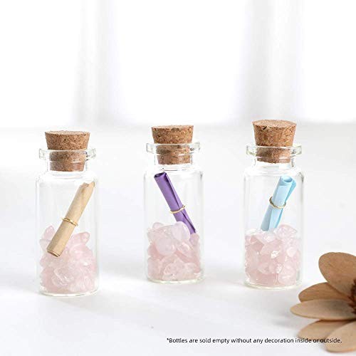 Decorative Glass Bottles (24 Pcs / 0.33 fl oz.)