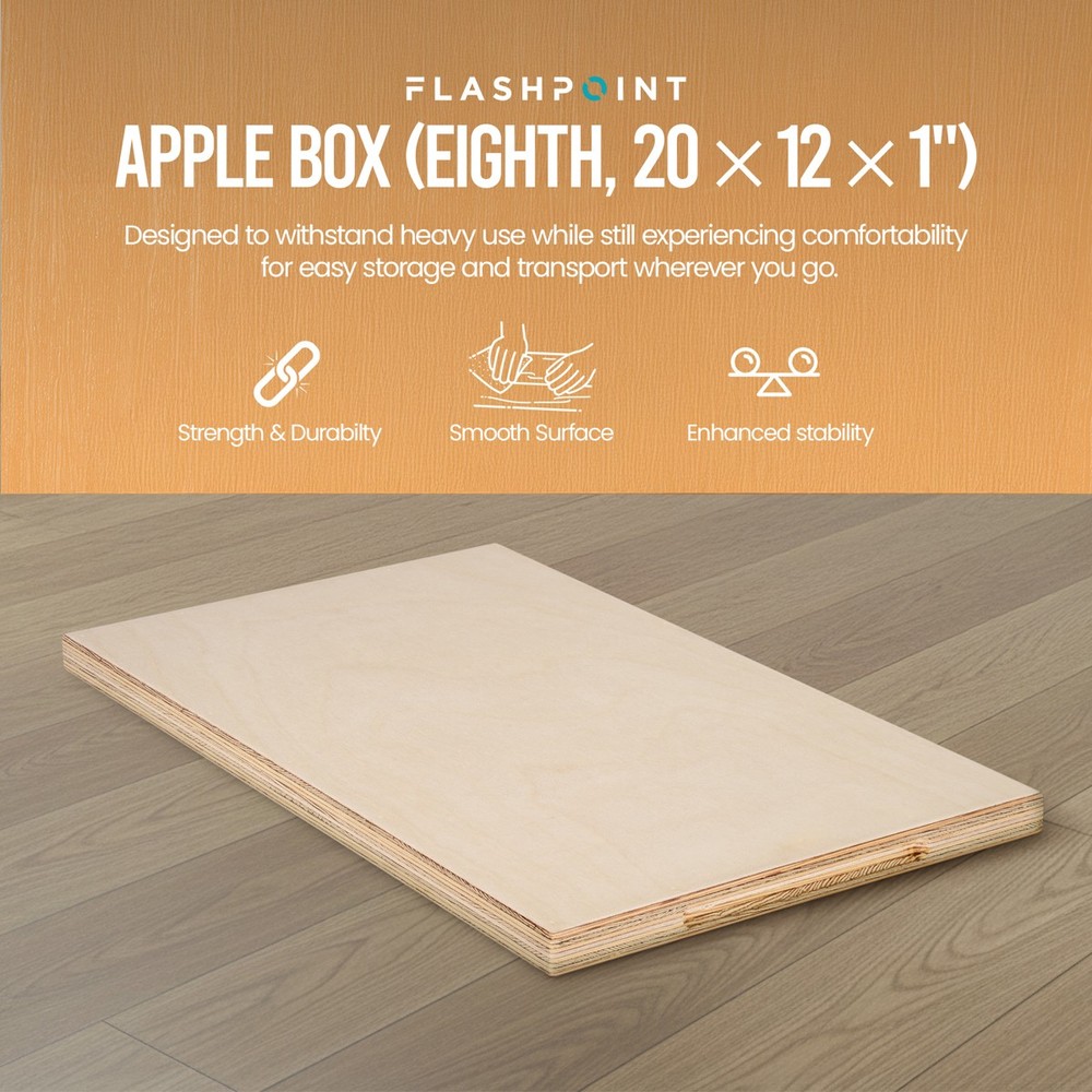 Flashpoint Apple Box (Eighth, 20 × 12 × 1")