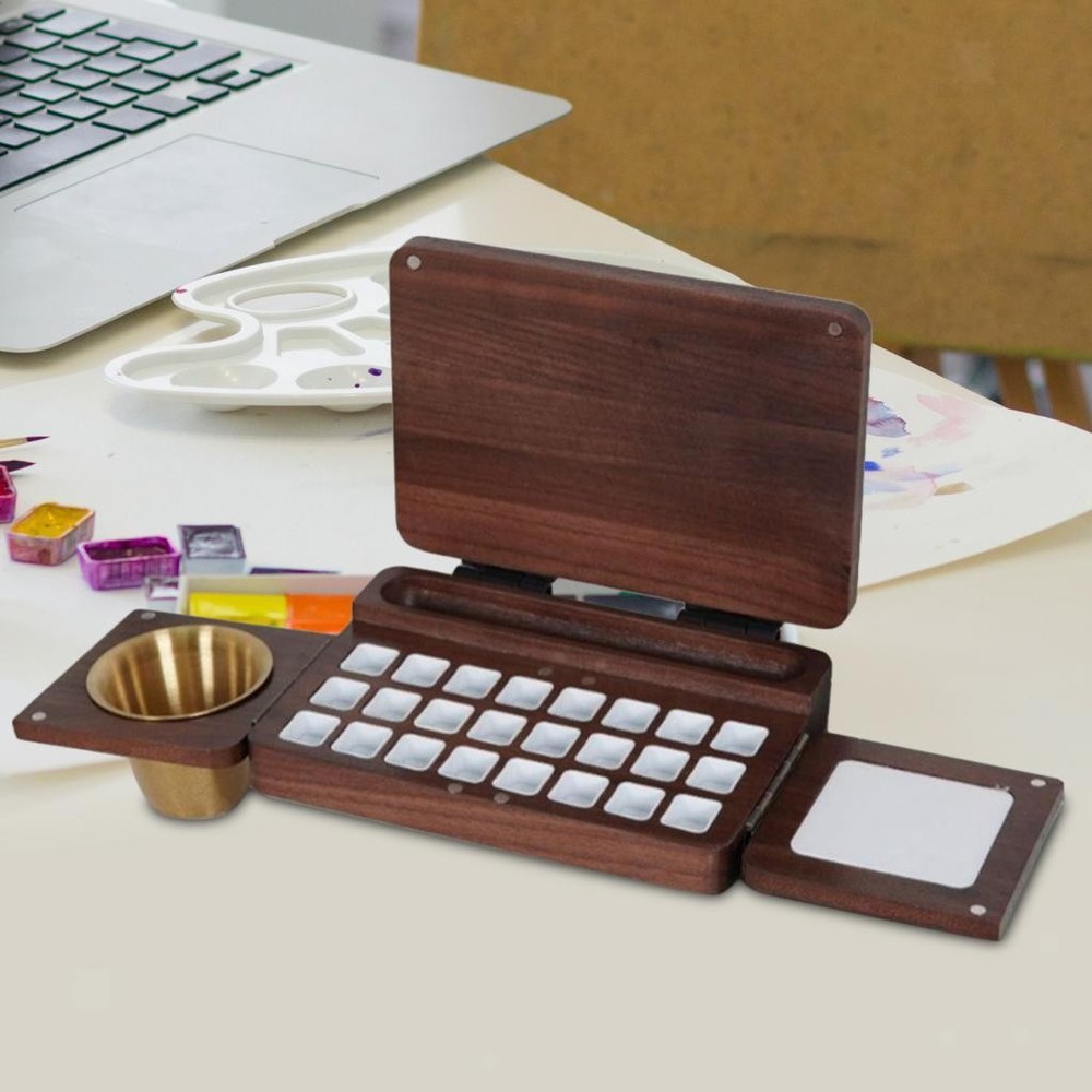 Watercolor Paint Box Folding Empty Palette Box