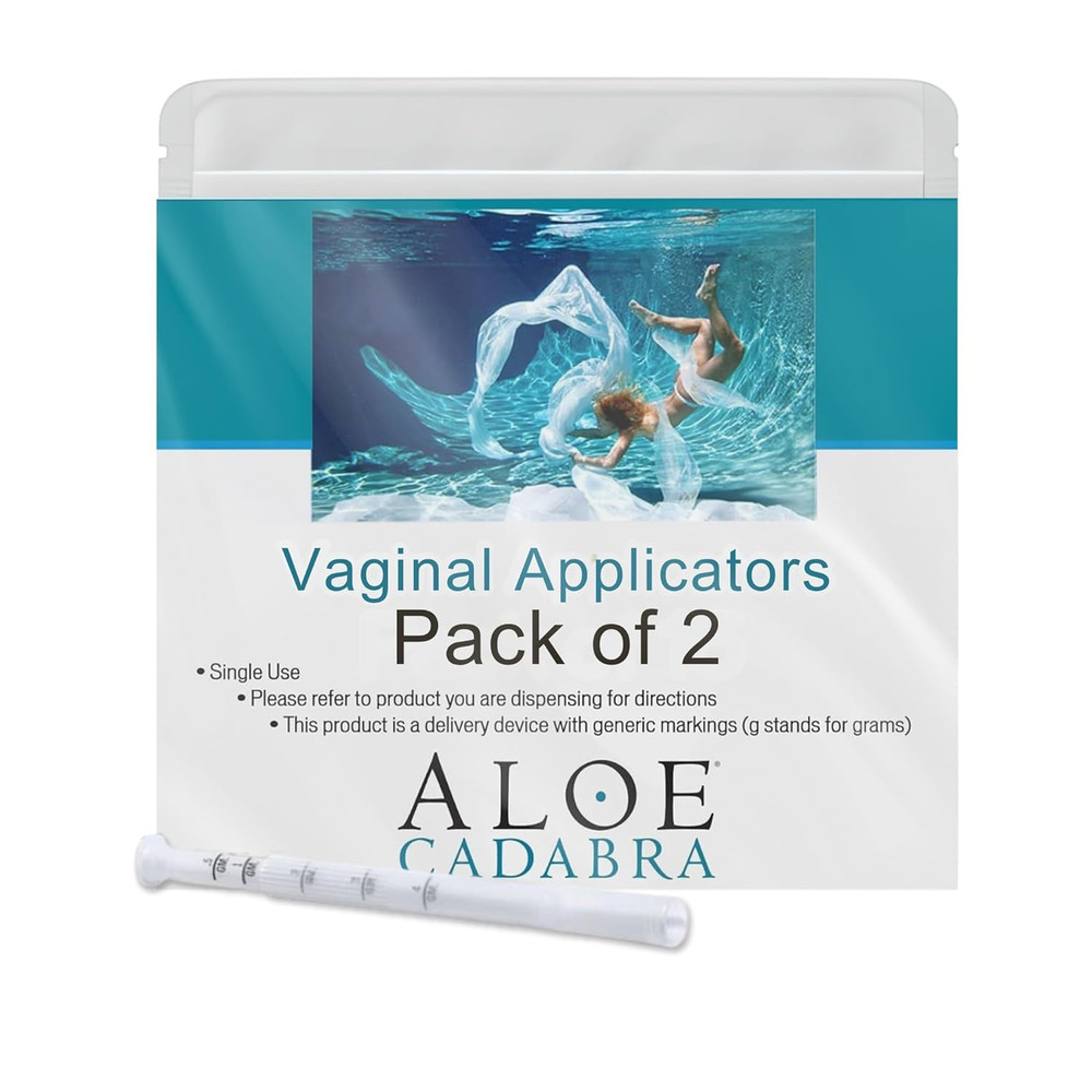 Extra Disposable Vaginal Applicators, Individually Wrapped, Threaded End for Ye