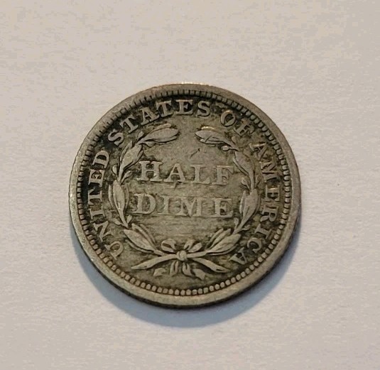 1854 Seated Half Dime