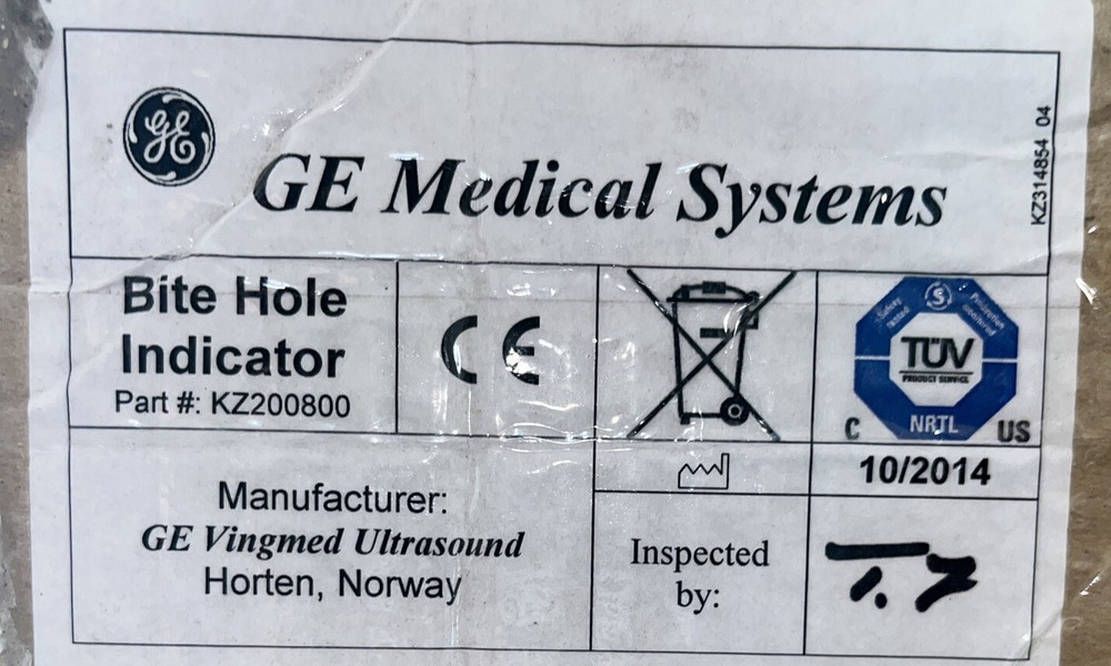 GE Medical Systems Bite Hole Indicator Model HZ200800. ****AS IS***