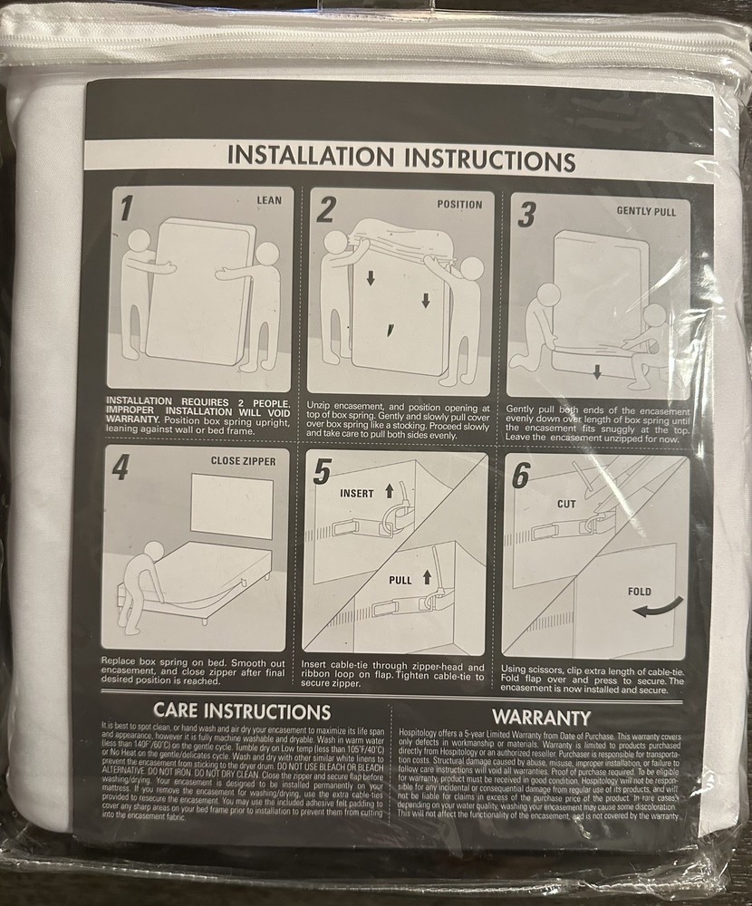 Sleep Defense System Box Spring Encasement Lab Tested Bed Bug Proof Queen