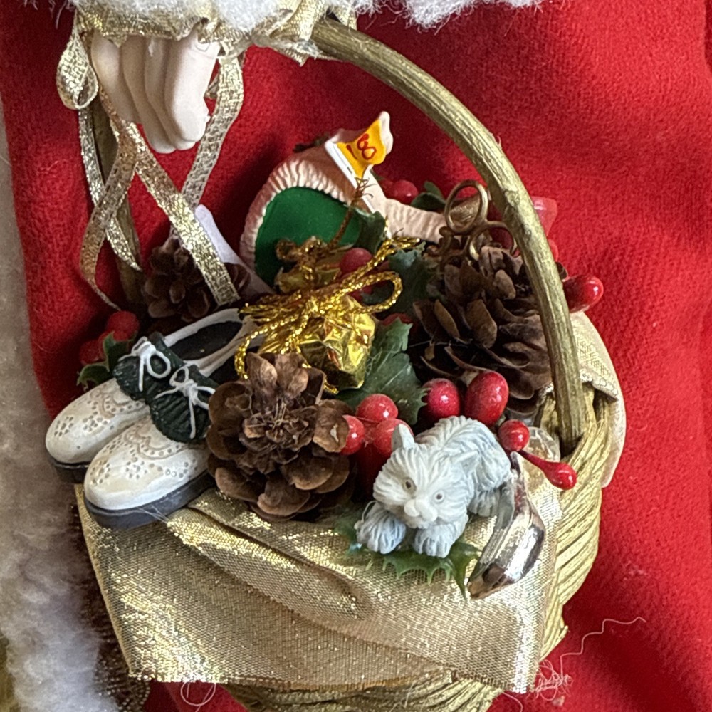 17” Homemade Santa Golf Theme Modern