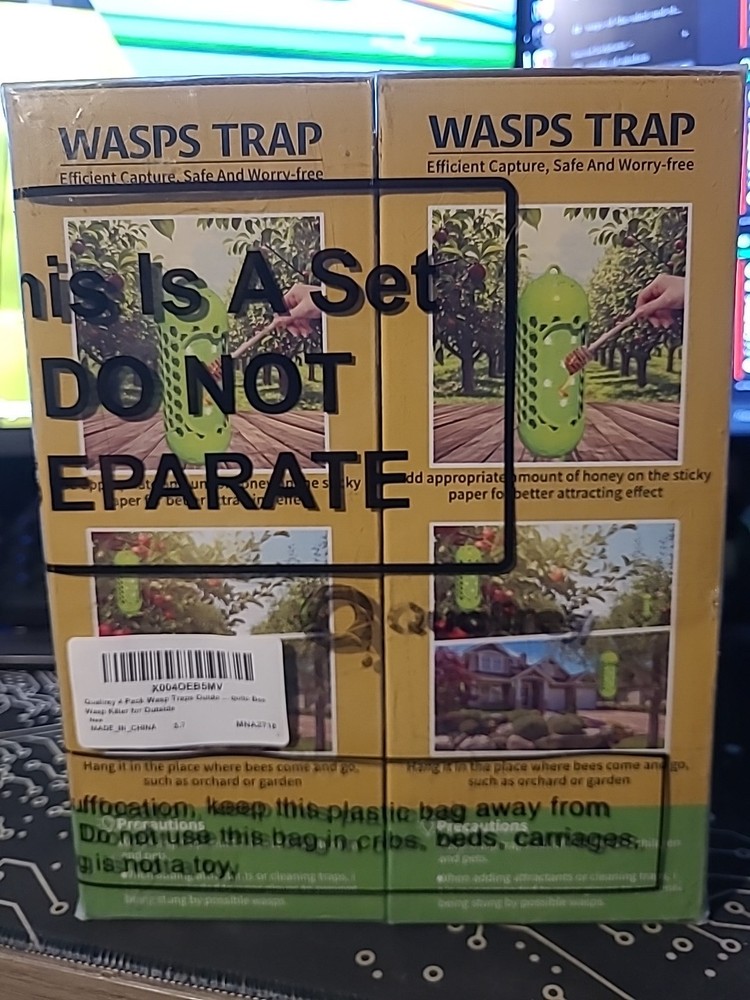 4 Pack Hanging Bug Trap Outdoor And Indoor