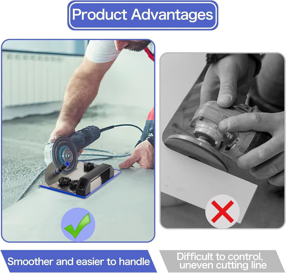 45 Degree Tile Chamfering Tool Ceramic Tile Cutter Tool Angle Grinder Attachment