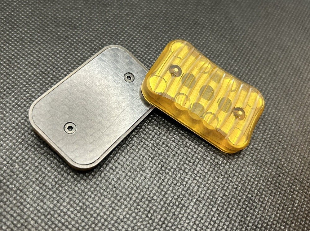 Fidget Slider PEI Shell w/ Carbon Fiber Slide Plates Haptic EDC