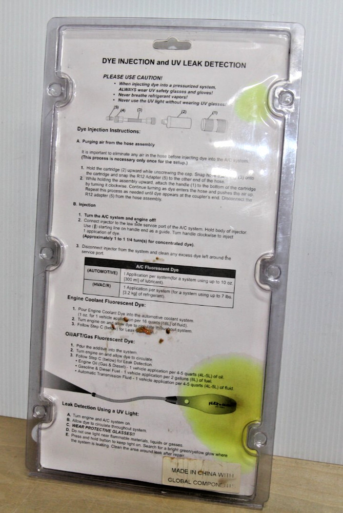 Mac Tools AC53850 A/C AC Mini UV Leak Locator Kit