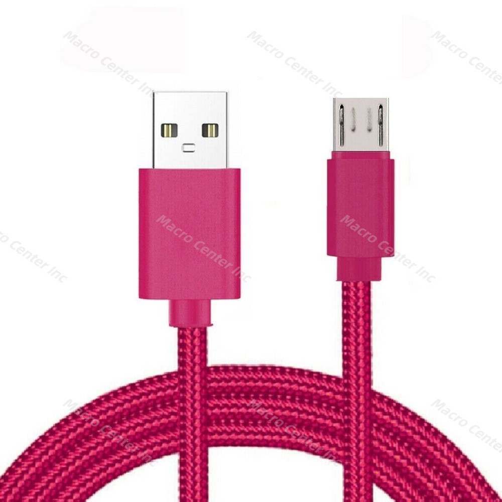 3/6/10Ft Micro USB Fast Charger Data Sync Cable Cord Samsung LG HTC Android