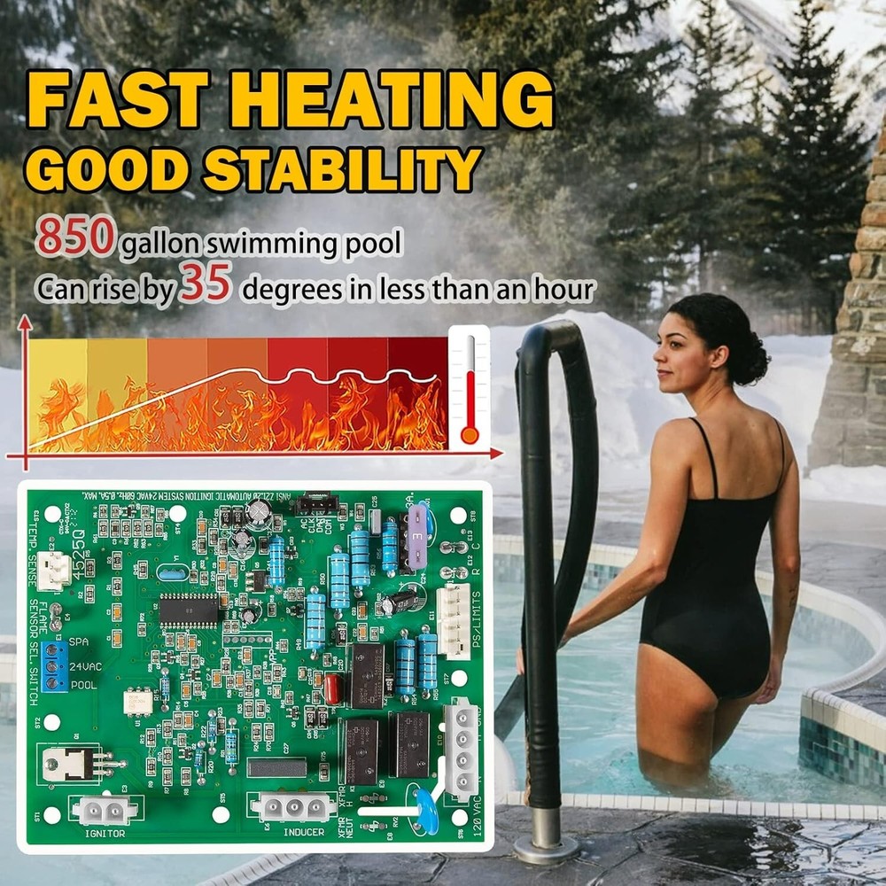 For FDXLICB1930 Hayward Heater Integrated Control Board Replacement Kit