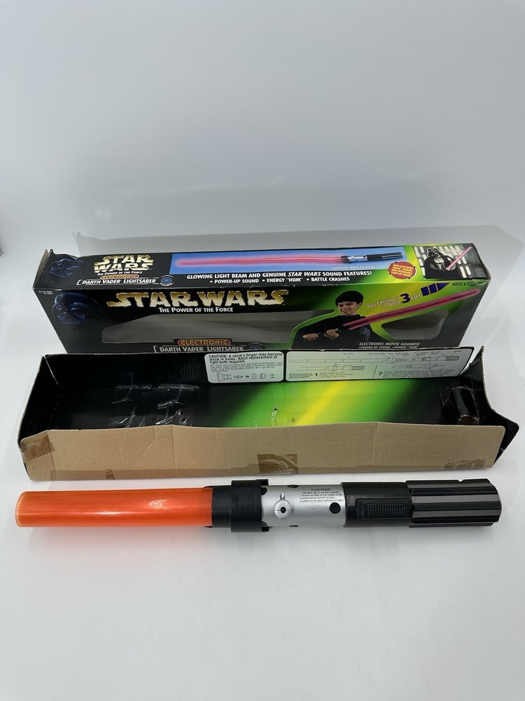 Hasbro Star Wars 1996 Darth Vader Electronic Lightsaber - Tested/Works
