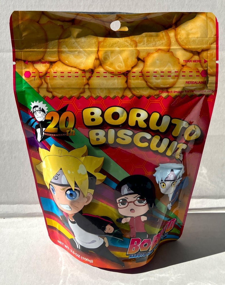 Naruto 2017 CTC Food International Naruto Next Generations Biscuits 3.5 oz.
