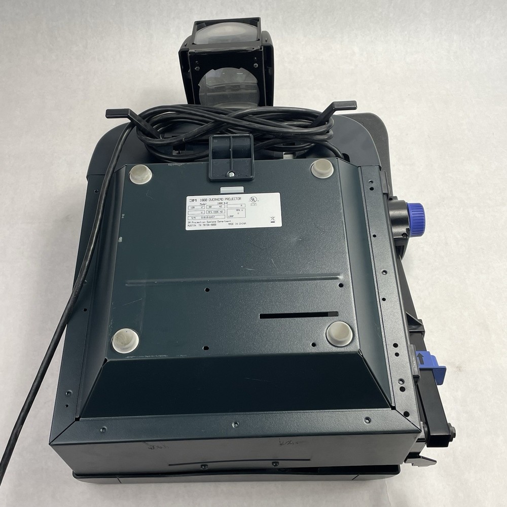 3M 1800 1800BJ2 Overhead Projector Power Tested