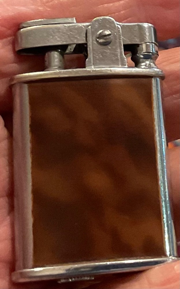 Vintage Ronson Gem Lighter VG / Box, Pouch & Paper / Working.