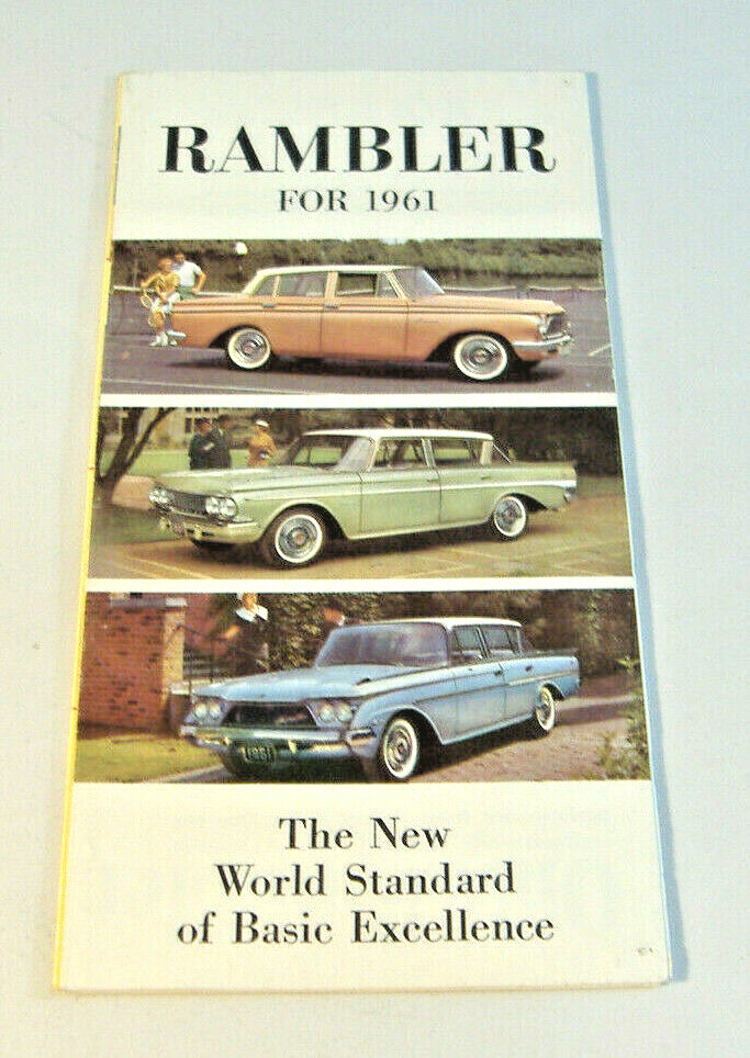 RAMBLER FOR 1961~ AUTOMOBILE  BROCHURE