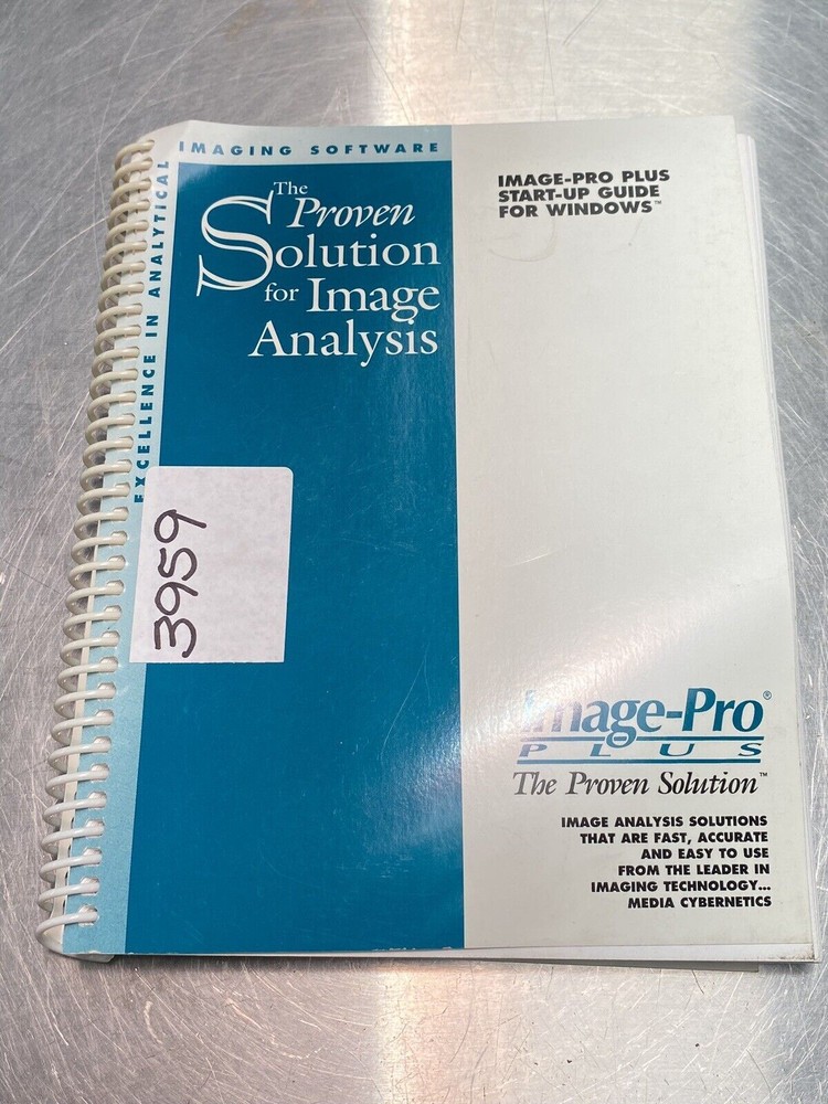 Image-pro Plus The Proven Solution Image Analysis - Users Guide /Service Manual