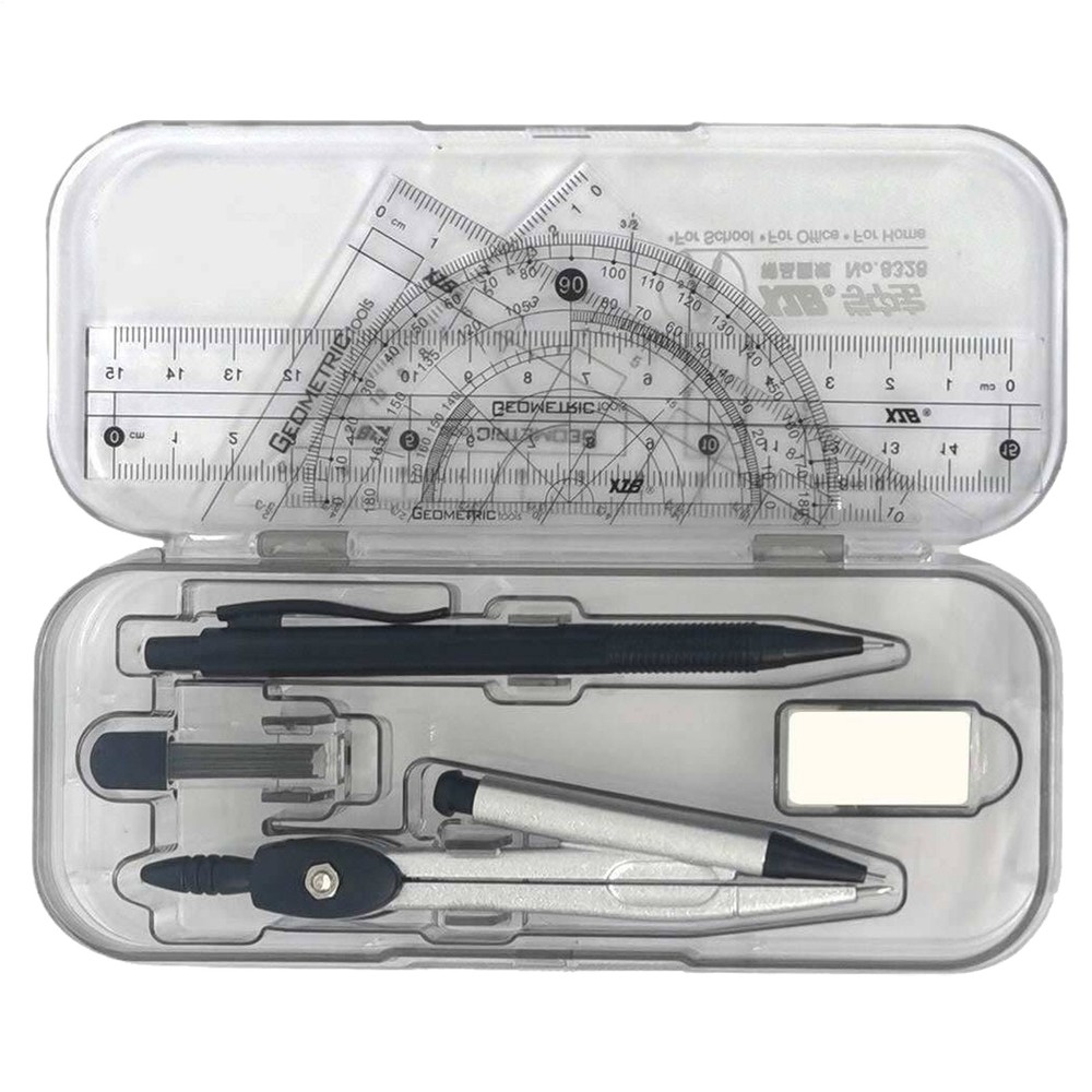 Compass and Protractor Set 10X Math Geometry Kit Protractor Kit for School