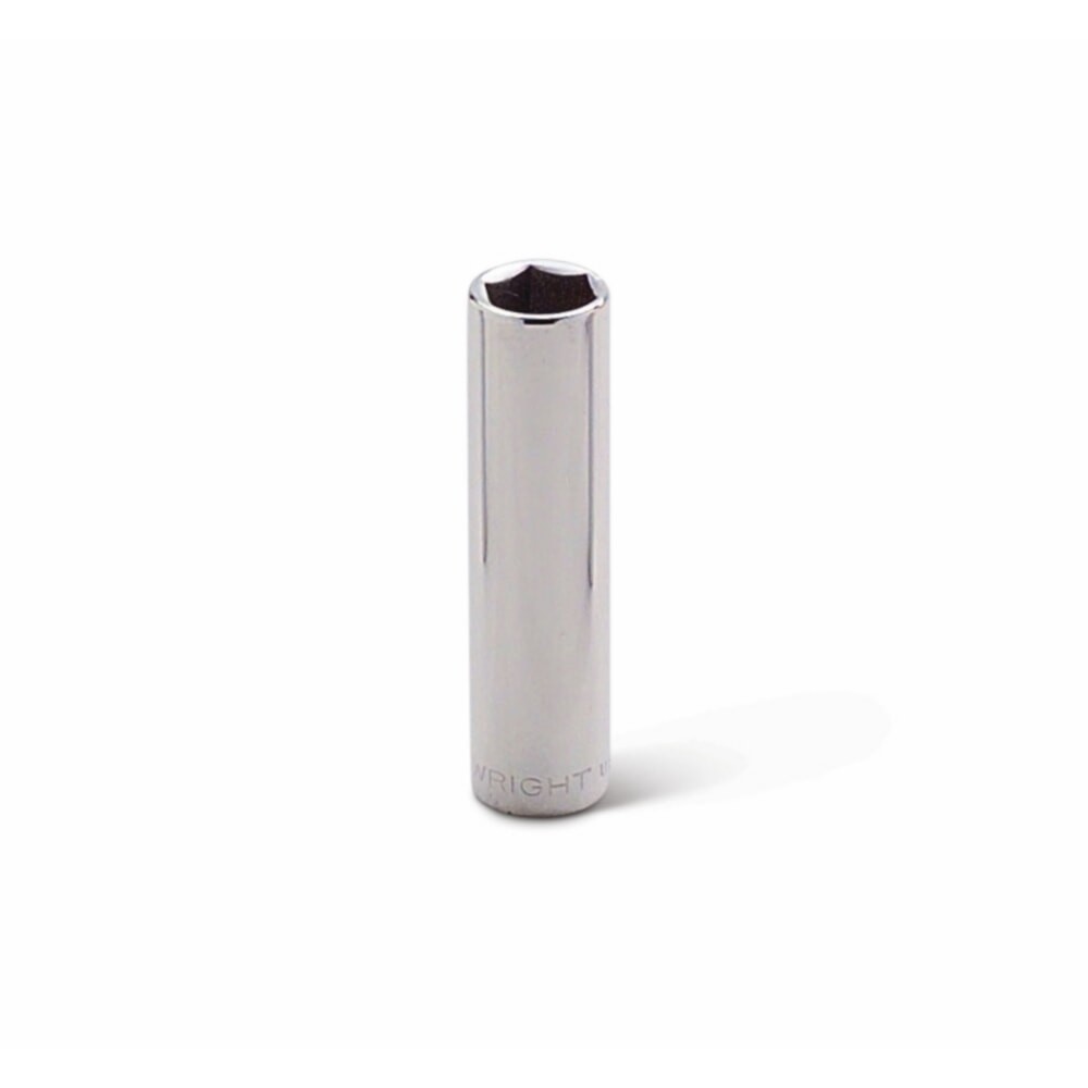 Wright Tool 2508 1/4" Drive Chrome Deep Socket 6 Point SAE 1/4"