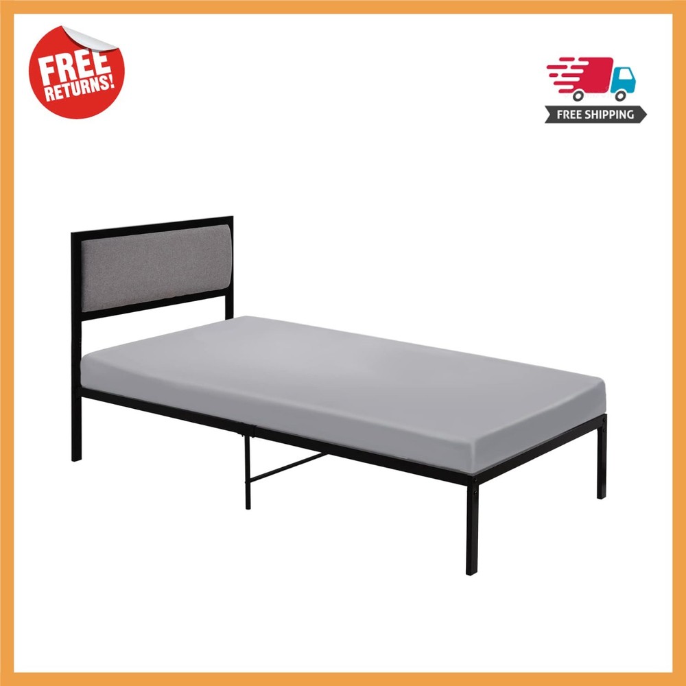 Breathable Gray Microfiber Cot Sheets - Snug Fit for Trifold Mattresses, 9" Deep