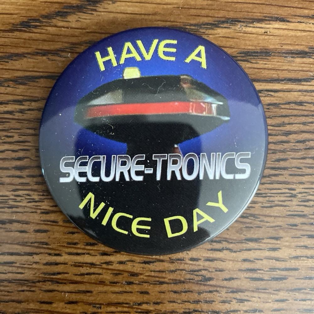 Chopping Mall 30th Anniversary Screening Button Secure Tronics  80s Jim Wynorski