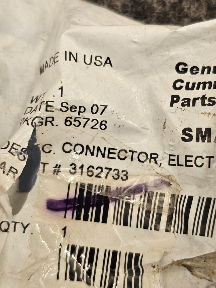 Cummins 3162733: Electrical Connector + Cross Reference