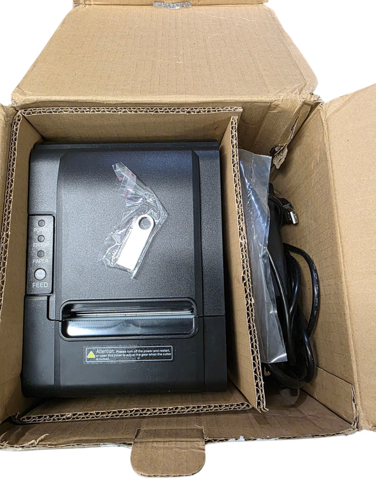 Rongta POS Printer, 80mm USB Thermal Receipt Printer, Restaurant Kitchen Printer