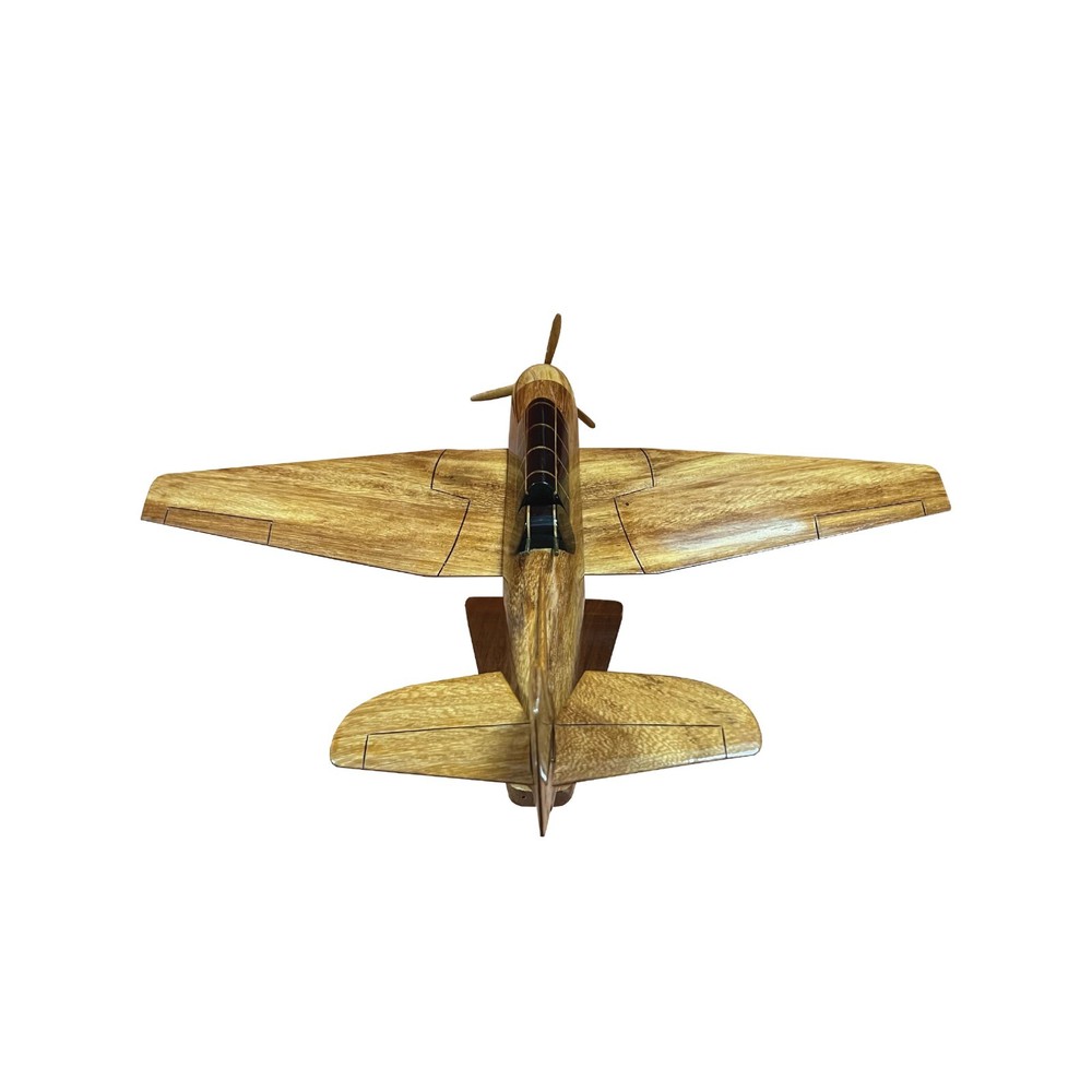 Grumman TBF Mahogany Wood Desktop Airplane Model