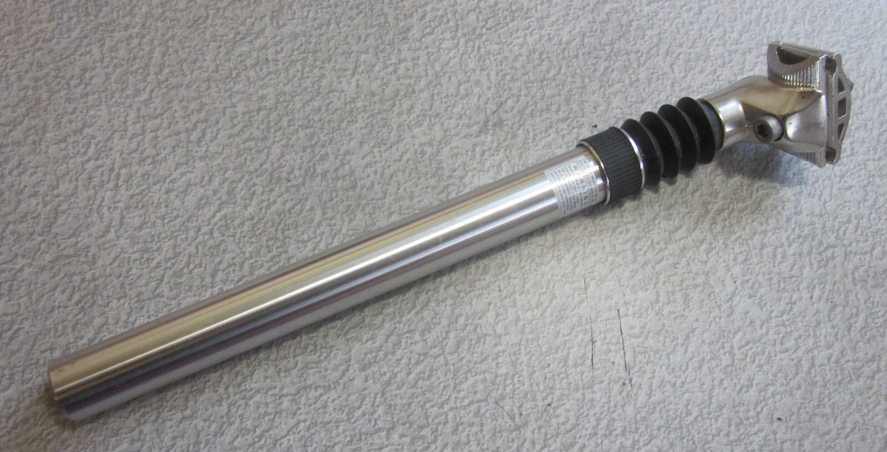 Hsin Lung 27.2 shock seat post silver NOS