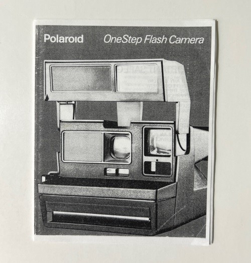 Polaroid One Step Flash Camera Instruction Manual: Reprint