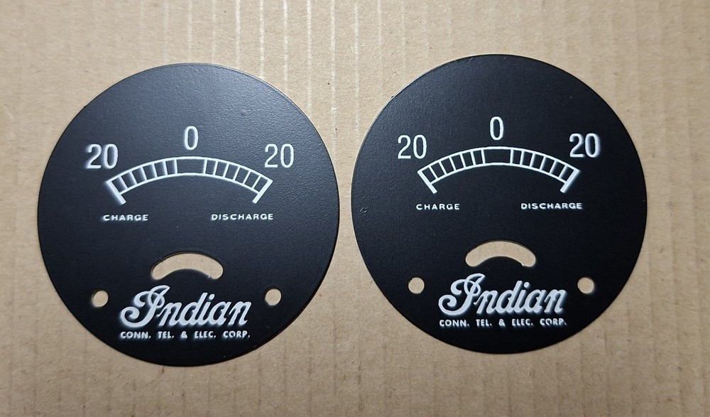Indian  ampmeter face 1939/40.