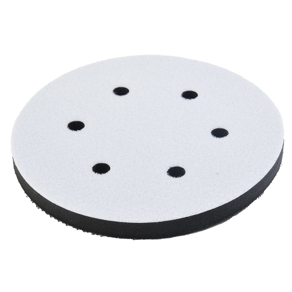 Interface Pad Soft Interface Pad 150mm 6 Hole Disc Pad Foam Disc Hook&Loop