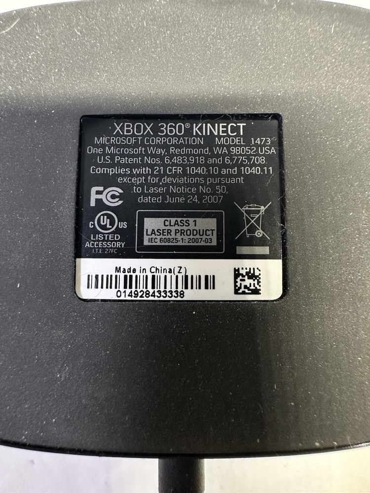 Microsoft Xbox 360 Kinect Motion Sensor Bar - Model 1473