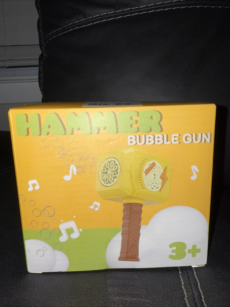 Hammer Bubble Gun for Kids Automatic Bubbleblower