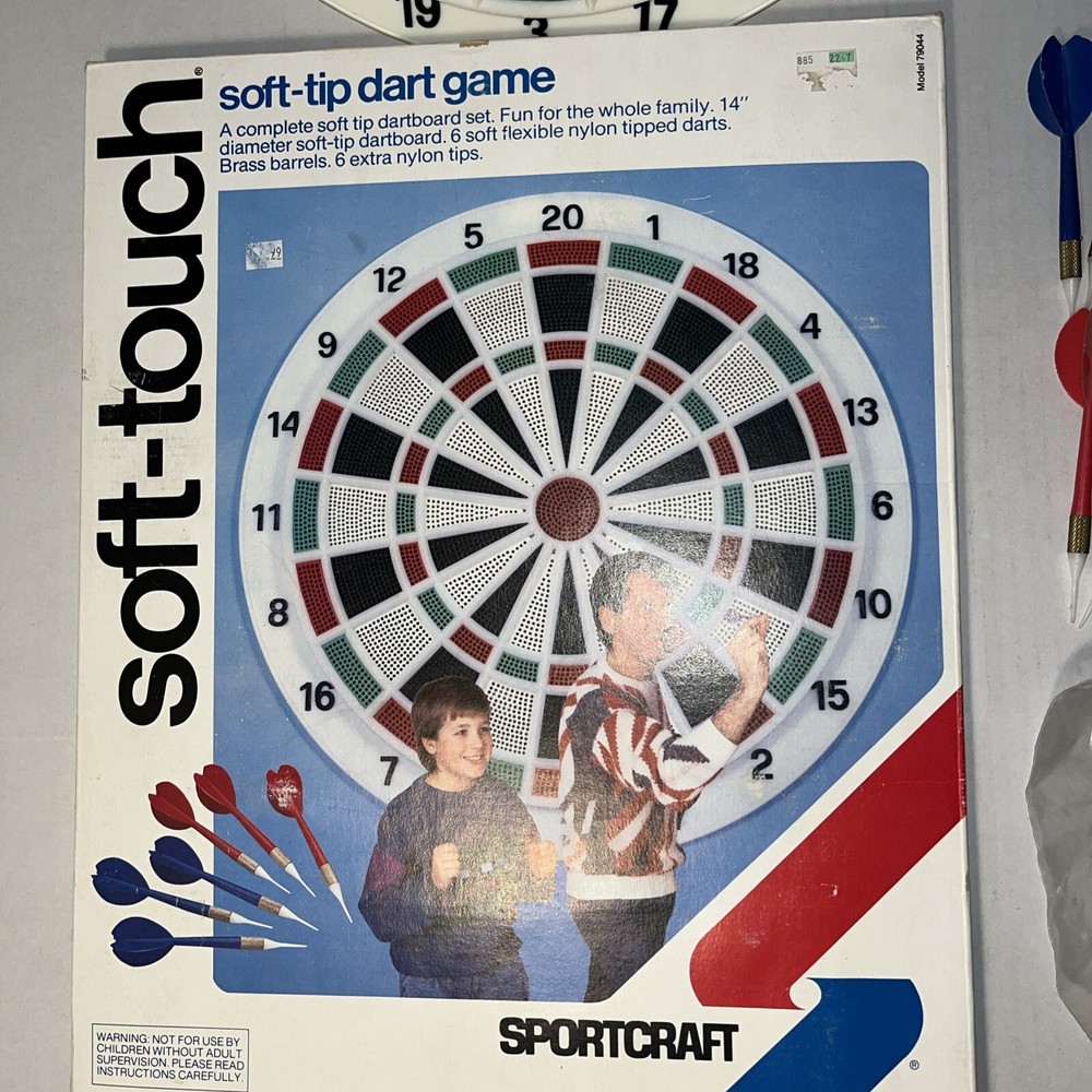 Vintage Sportcraft Soft-Touch Dart Game