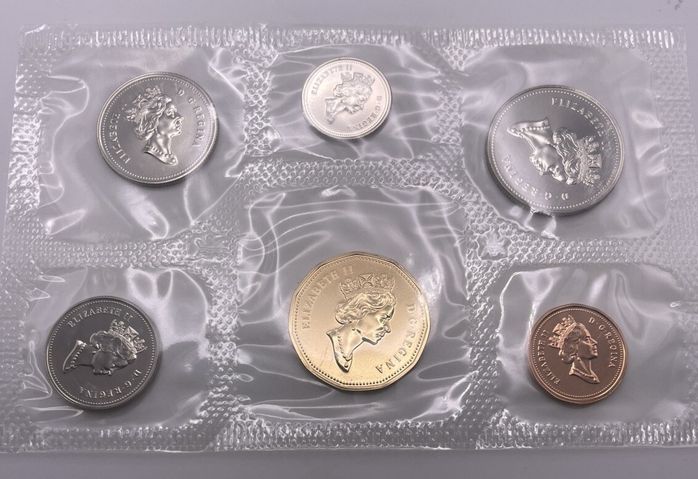 1990 Canada Uncirculated Proof Like Mint Coin Set