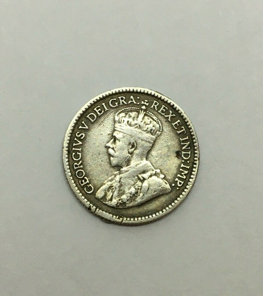 Canada 1913 5 Cents VG - RIM DING