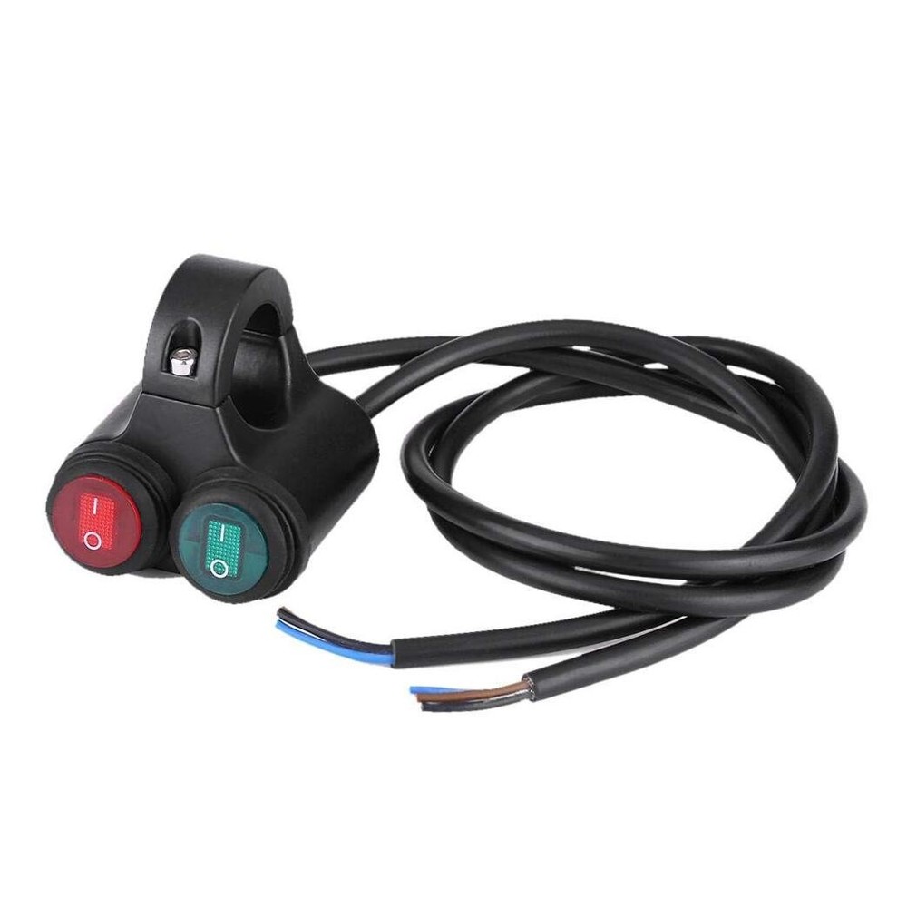 Universal Motorcycle Handlebar Switch, 22mm Aluminum Alloyual D default