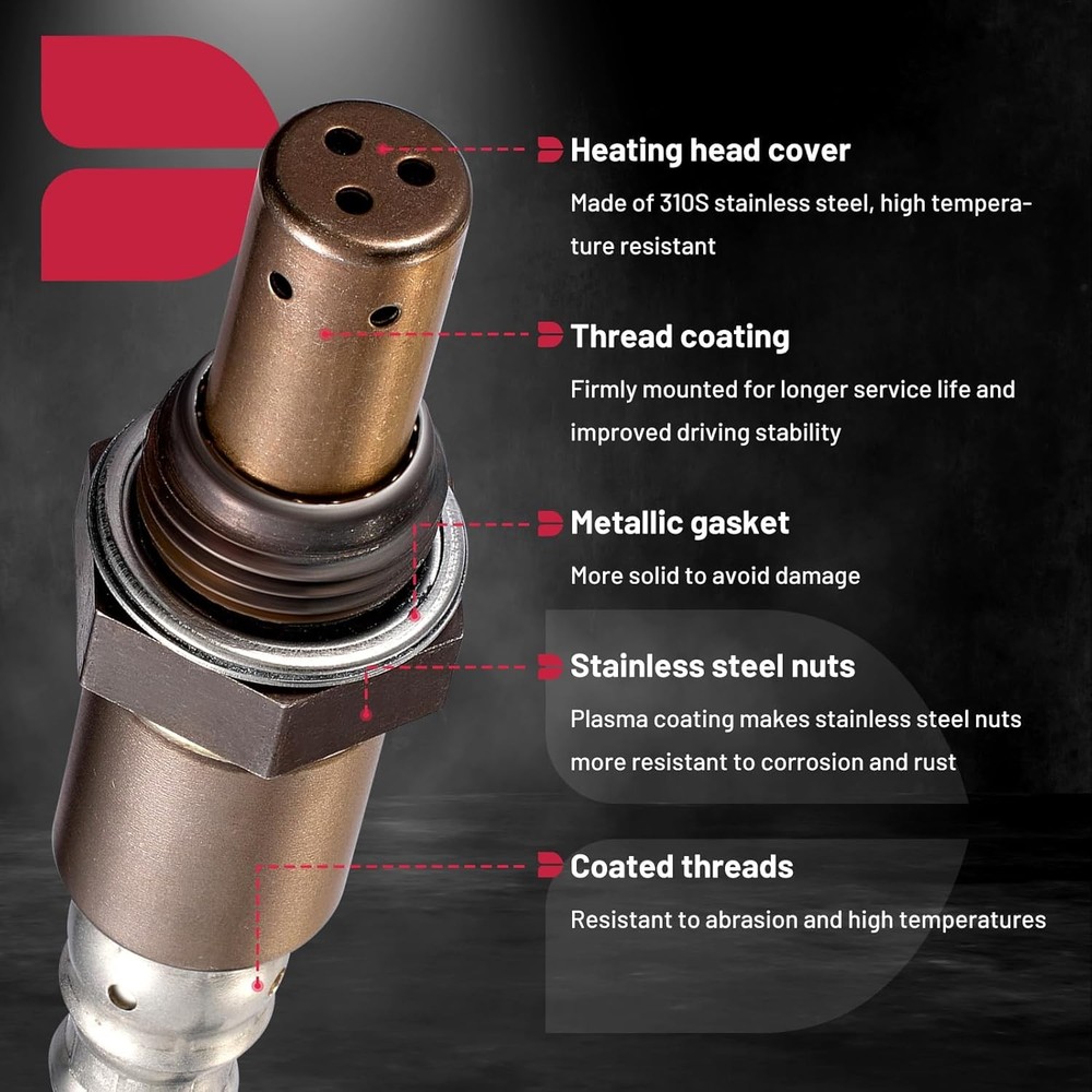 O2 Oxygen Sensor Upstream Downstream, Compatible with Chevy, Compatible with