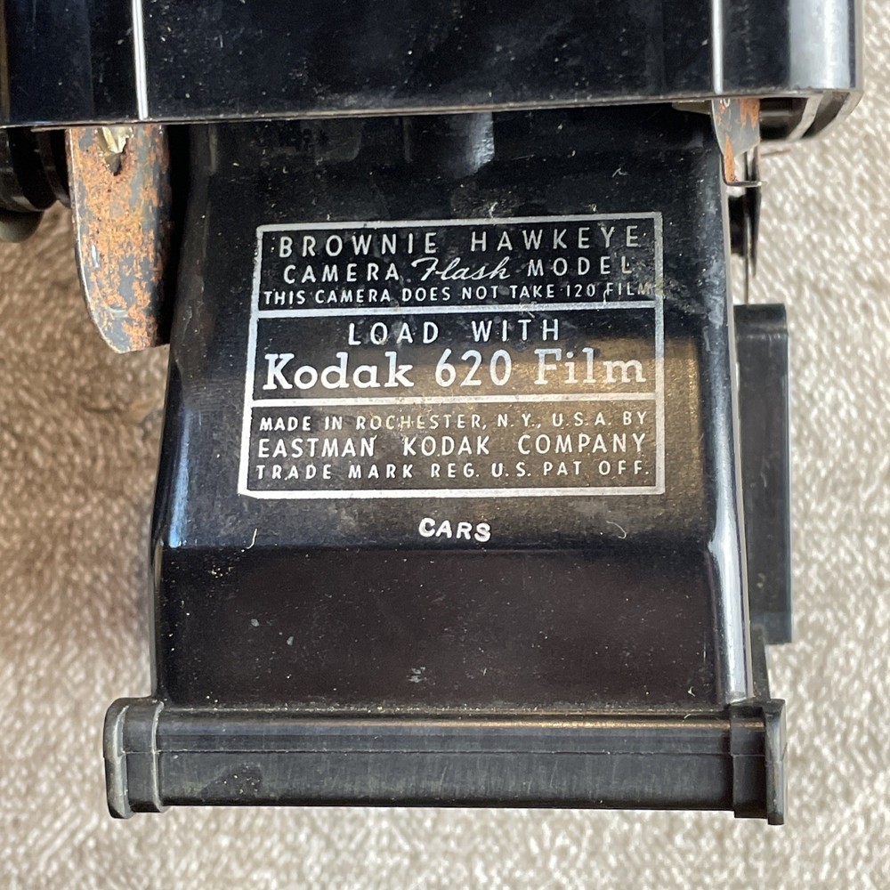 Vintage 1950's Kodak Brownie Hawkeye Camera with Flash & Handle UNTESTED